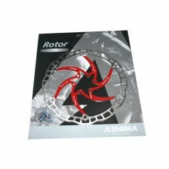 Ashima, Bremsscheibe, ARO-08, Ultralight DISC RED, 112g, 180mm, Stern Rot