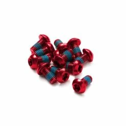 Ashima, Schrauben Für Bremsscheibe 6-loch, 12x Schraube M5x10, T25, ROT